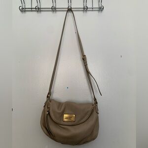 Marc By Marc Jacobs Beige Leather Crossbody Bag